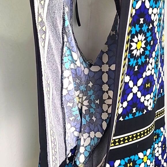 Style & Co. Colorful Blouse with Kimono Sleeves, Size 1X - Picture 6 of 9